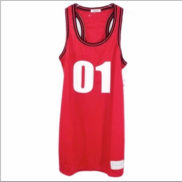 NUYU Tulane University jersey mini dress NEW - Picture 6 of 11